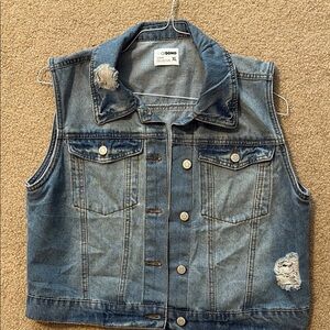 Ci Sono Blue Denim Vest